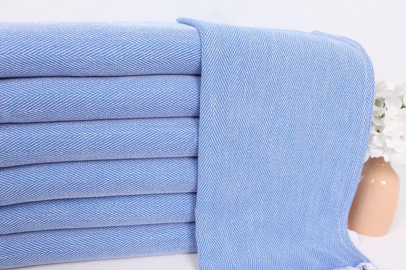 Best Wedding Gift, Small Bath Towels, Bachelorette Towel, 36x18 Cotton Herringbone Towel, Bridal Shower Gifts, Wedding Gift, Wedding Favors - 2