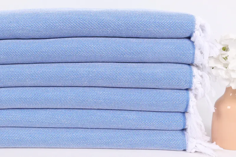 Best Wedding Gift, Small Bath Towels, Bachelorette Towel, 36x18 Cotton Herringbone Towel, Bridal Shower Gifts, Wedding Gift, Wedding Favors - 3