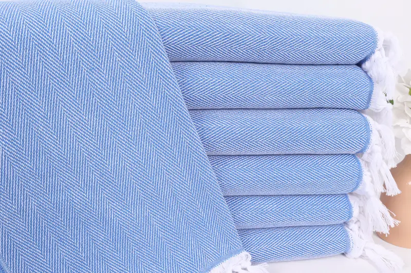 Best Wedding Gift, Small Bath Towels, Bachelorette Towel, 36x18 Cotton Herringbone Towel, Bridal Shower Gifts, Wedding Gift, Wedding Favors - 1