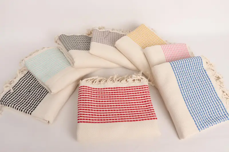 Cotton towel, Bachelorette Party Gifts Bridesmaids, Large Beach Towel Personalized, 70x36 Cotton Striped Towel, Beach towel, Christmas Gift - 3