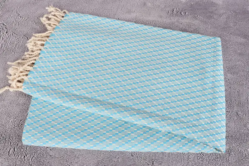 Custom Beach Towels, Personalized Gifts, Luxury towel, Gift Boxes Towel, Kids Beach Towel, Embroidered Towel, 68x40 Cotton Geometric Towel - 6