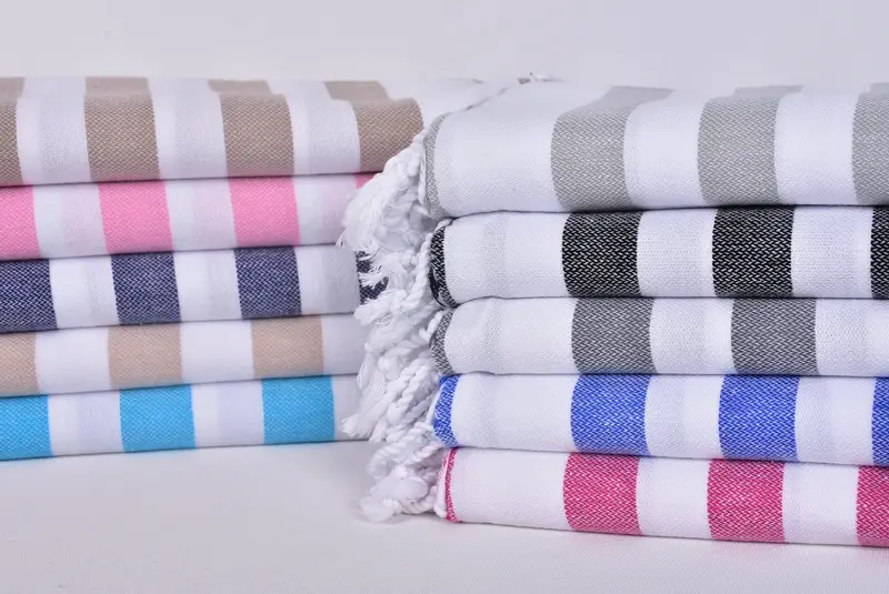 Bachelorette Beach Towel, Absorbent towel, Lightweight towel, Valentines Gift, Travel towel, Monogram Turkish Bath Towel, 68x36 Cotton Striped Towel - 1