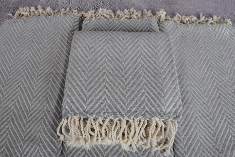 Bridal Gifts, Eco-Friendly Turkish Towel, Personalized Beach Towel, 70x40 Cotton Striped Towel, Bachelorette Party Decorations, Absorbent towel - 4