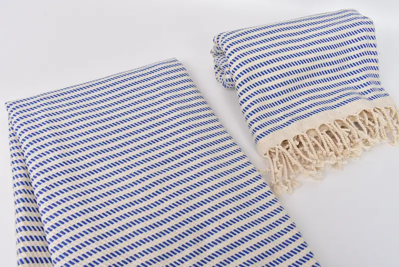 Fouta towel, Wedding Gift For Bride, Turkish Towel Beach, Travel towel, Thin and lightweight Turkish peshtemal, 70x40 Cotton Polka Dot Towel - 7