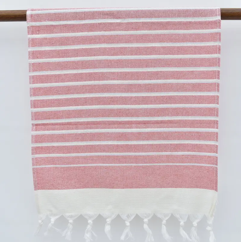 Personalized Hand Towel, Best Wedding Gift, Bachelorette Towel, Wedding Gift, Monogrammed Hand Towel, Custom Gift, 36x18 Cotton Striped Terry Towel - 2