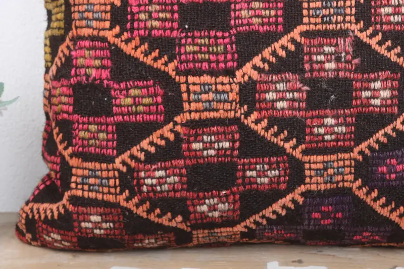 24x24 Yellow Cushion Cover, Car Pillow Cover, Pillow for Sofa, Pillow Sham, Home Decor Pillow, Throw Kilim Pillow, Pattern Throw Pillow Case - 3