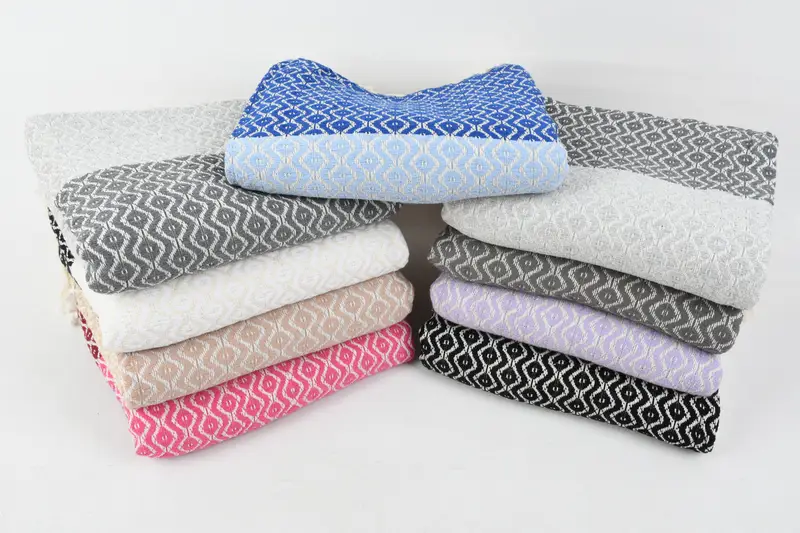 Quick-dry travel peshtemal towel, Bath towel, 70x40 Cotton Striped Towel, Gym Towel, Personalize Gift, Lightweight Turkish towel, Turkish Towel USA - 3