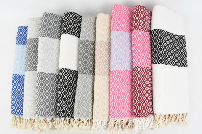 Quick-dry travel peshtemal towel, Bath towel, 70x40 Cotton Striped Towel, Gym Towel, Personalize Gift, Lightweight Turkish towel, Turkish Towel USA - 2