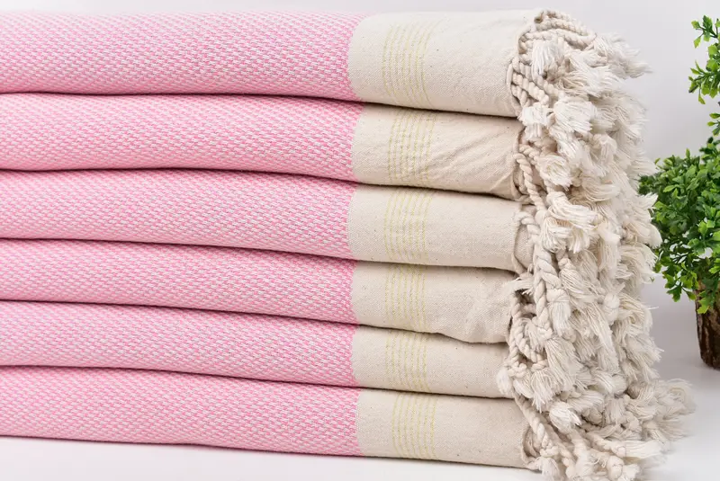 Quick-dry peshtemal, Valentines Gift, Personalized Bridesmaid Gift, Custom Name Towel, 68x40 Cotton Striped Towel, Handmade Gift, Hammam Towel USA - 3