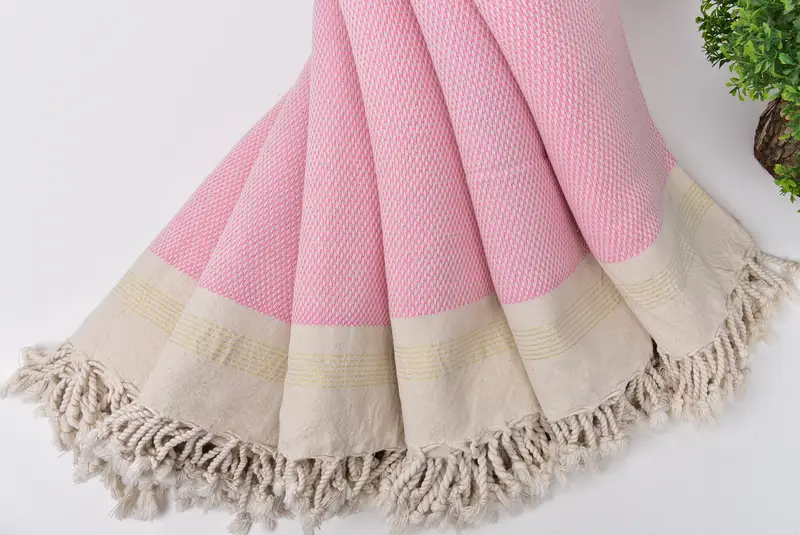 Quick-dry peshtemal, Valentines Gift, Personalized Bridesmaid Gift, Custom Name Towel, 68x40 Cotton Striped Towel, Handmade Gift, Hammam Towel USA - 4