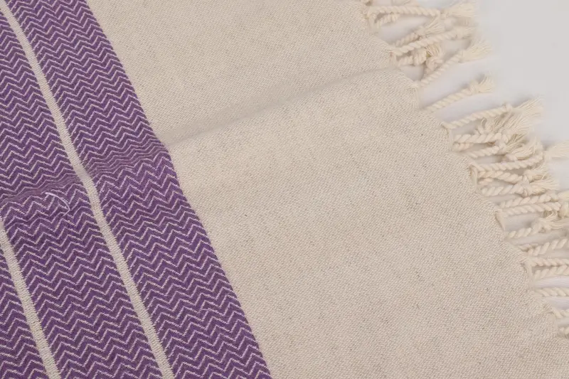Bachelorette Party Gift, Decorative Towel, Gift Towel, 68x40 Linen Zig zag Towel, Quick-dry towel, Embroidered Turkish Towel, Organic towel - 4