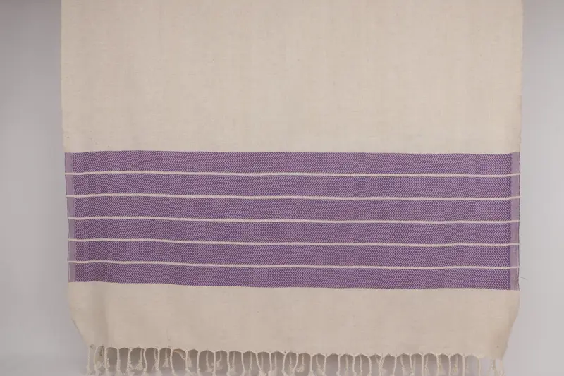Bachelorette Party Gift, Decorative Towel, Gift Towel, 68x40 Linen Zig zag Towel, Quick-dry towel, Embroidered Turkish Towel, Organic towel - 6