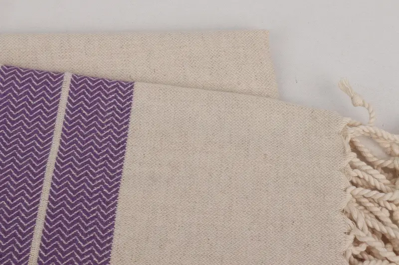 Bachelorette Party Gift, Decorative Towel, Gift Towel, 68x40 Linen Zig zag Towel, Quick-dry towel, Embroidered Turkish Towel, Organic towel - 8