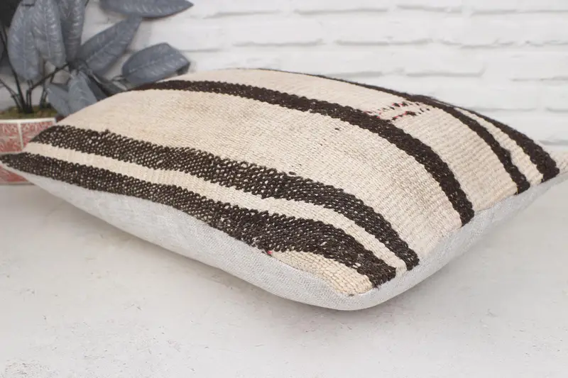Home Decor Pillow, Nomadic Cushion, 16x24 Beige Pillow Cover, Cushion Cover, Tapestry Cushion Cover, Boho Pillow Sham Cover, Pillow for Couch - 6
