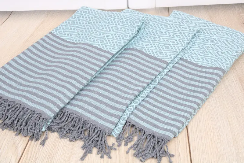 Peshtemal Towel USA, Gift For Her, Personalised Gift, Personalized Towel, Organic Cotton Towel, Best Friend Gift, 70x40 Cotton Diamond Towel - 6