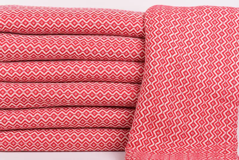 96x80 Cotton Diamond Towel, Turkish Tablecloth, Woven Throw Blanket, Wedding Favors, Bachelorette Party Favors, Family Gift, Girl Trip Party Favor - 2
