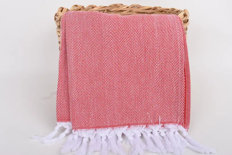 Wedding Gift, Turkish Hand Towel, Bachelorette Party Favor, 36x18 Cotton Herringbone Towel, Travel Towel, Bridesmaid Gifts, Wedding Hand Made Gift - 5