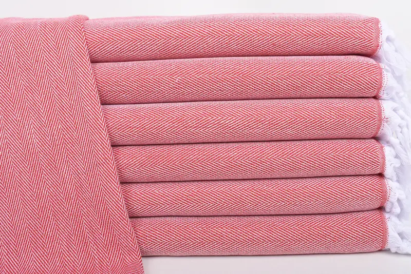 Wedding Gift, Turkish Hand Towel, Bachelorette Party Favor, 36x18 Cotton Herringbone Towel, Travel Towel, Bridesmaid Gifts, Wedding Hand Made Gift - 1