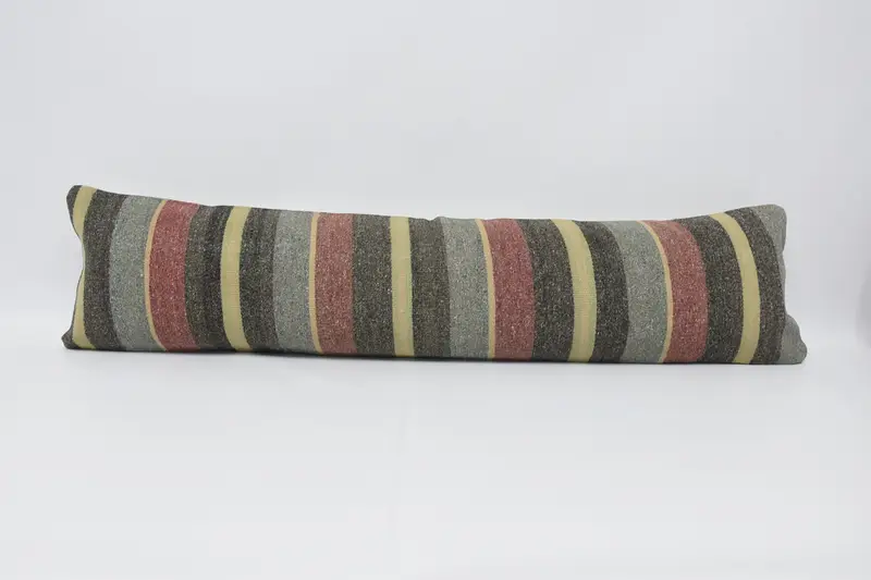 Wedding Gift Turkish Striped Cushion Case, Moroccan Blue Rustic Cushion Cover - 1