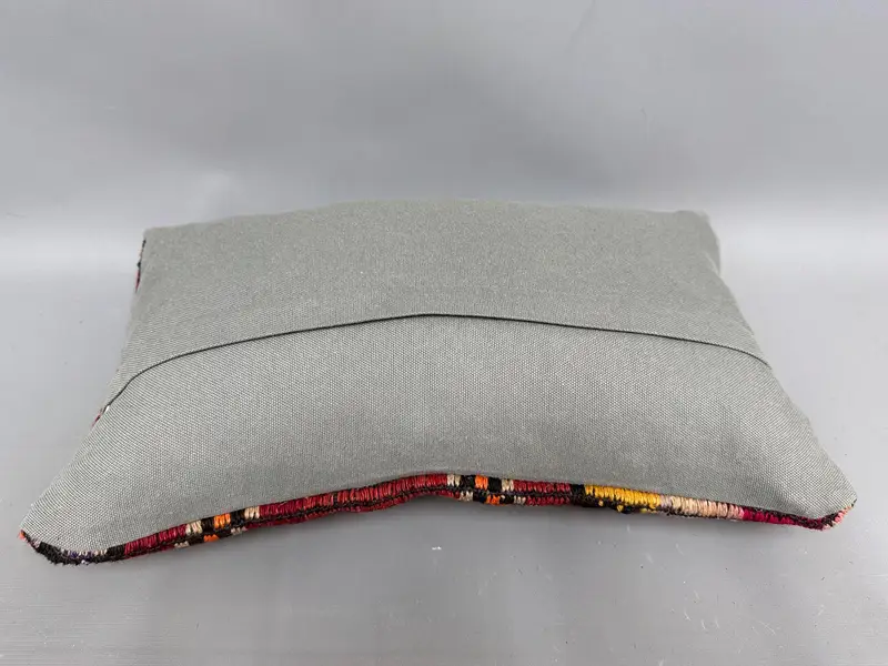 12x20 Red Cushion Cover, Vintage Kilim Throw Pillow, Bohemian Cushion Pillow Sham, Cushion, Interior Designer Pillow, Home Decor Pillow - 7