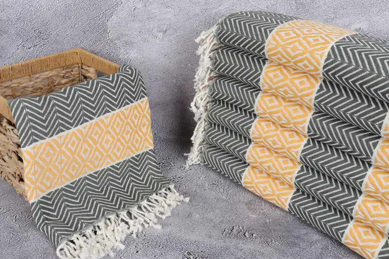 Beach Towel Bulk, Organic Towel, 70x40 Cotton Chevron Towel, Summer Towel, Holiday Towel, Personalized Towel, Personalized Beach Towel, Gift For Mom - 3