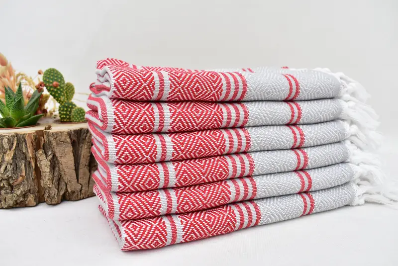 Monogram Towels, Personalized Gifts, Gifts For Him, 40x18 Cotton Diamond Towel, Personalized Bridesmaid Gift, Small Bath Towels, Monogram Hand Towel - 5
