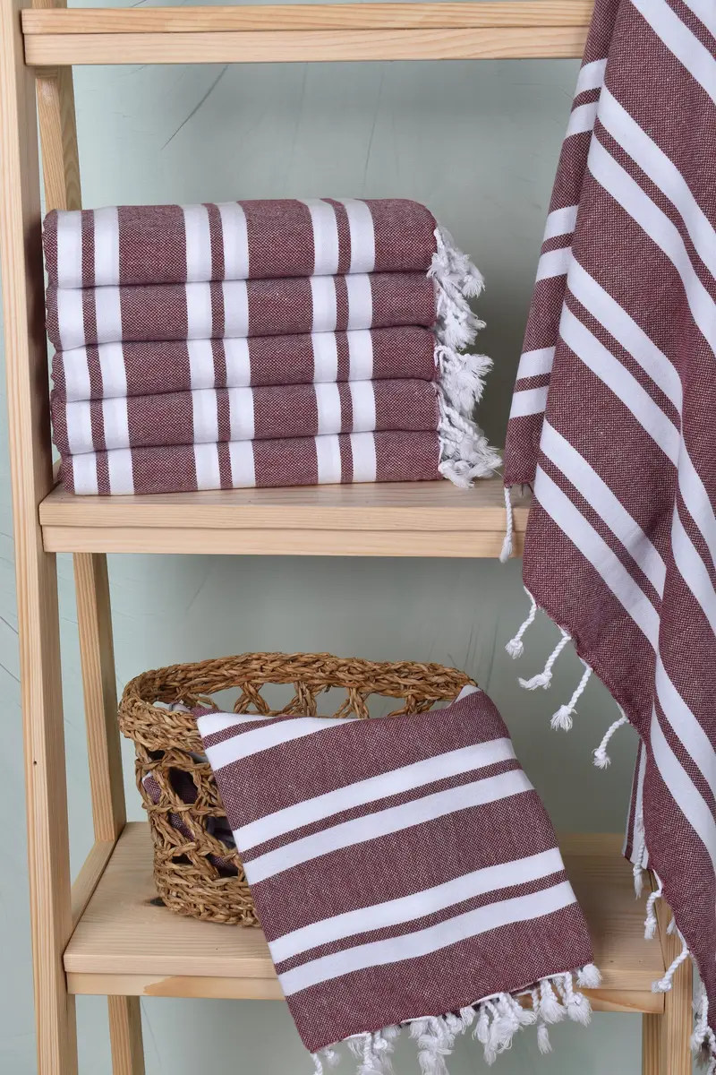 Custom Gifts, Bachelorette Gifts, Monogram Turkish Towel, 70x40 Cotton Striped Towel, Fouta towel, Luxury Turkish beach towel for summer vacation - 3