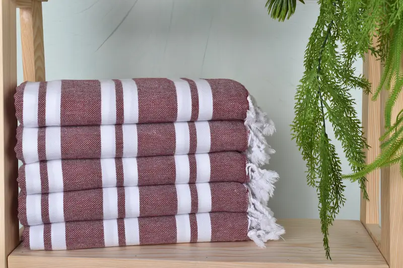 Custom Gifts, Bachelorette Gifts, Monogram Turkish Towel, 70x40 Cotton Striped Towel, Fouta towel, Luxury Turkish beach towel for summer vacation - 2