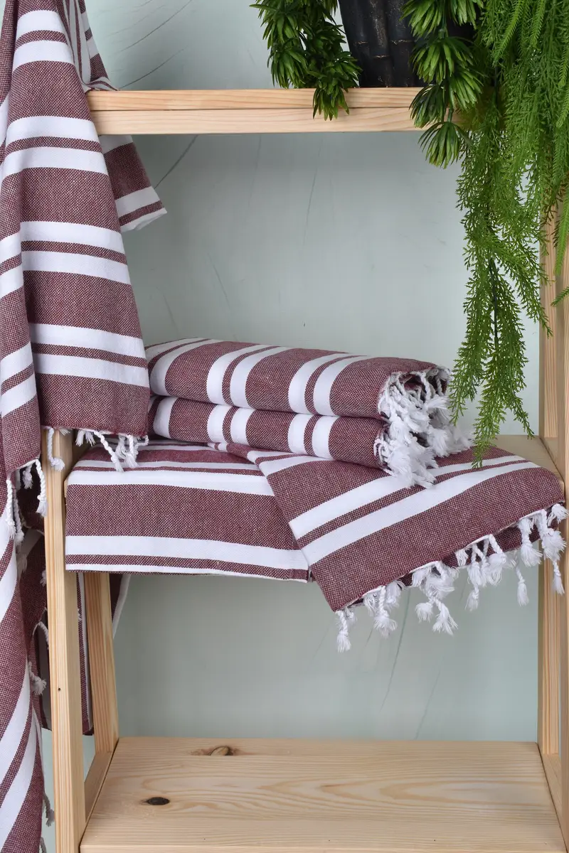 Custom Gifts, Bachelorette Gifts, Monogram Turkish Towel, 70x40 Cotton Striped Towel, Fouta towel, Luxury Turkish beach towel for summer vacation - 6
