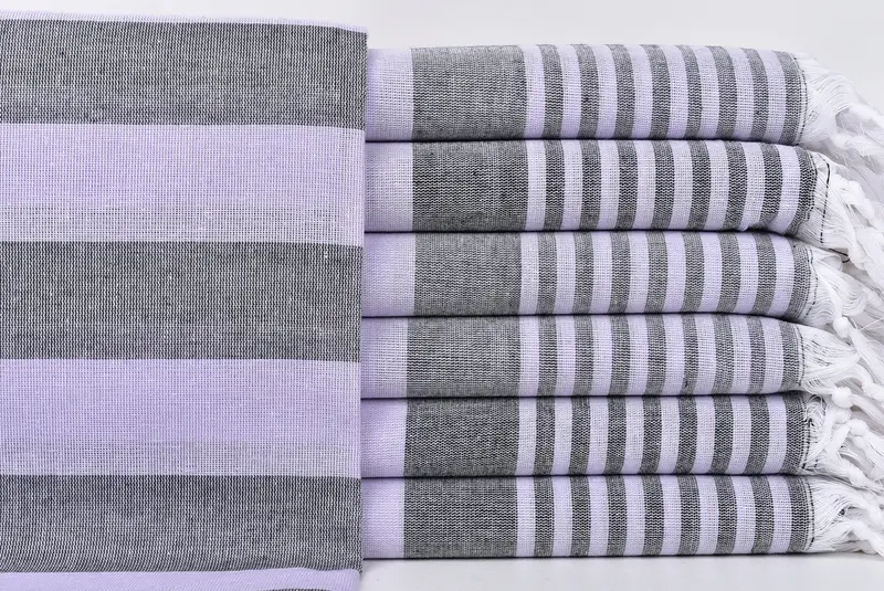 Eco-Friendly Turkish Towel, Personalized Wedding Gift, Peshtemal Towel, 68x36 Cotton Striped Towel, Cotton towel, Personalized Gifts, Employee Gifts - 1