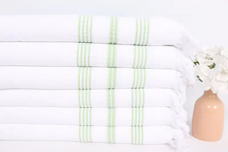 Personalized Gift, Maid Of Honor Gift, 40x18 Cotton Striped Terry Towel, Travel Towel, Best Wedding Gift, Personalized Gifts, Monogram Kitchen Towel - 3