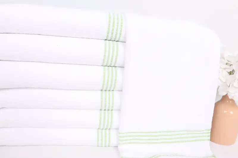 Personalized Gift, Maid Of Honor Gift, 40x18 Cotton Striped Terry Towel, Travel Towel, Best Wedding Gift, Personalized Gifts, Monogram Kitchen Towel - 2