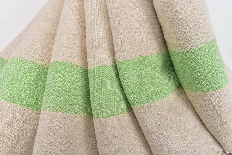 Beach Theme Wedding Gift, Turkish towel, Peshtemal Towel, Turkish Towel USA, Personalize Gift, Monogrammed Beach Towel, 70x36 Linen Striped Towel - 5