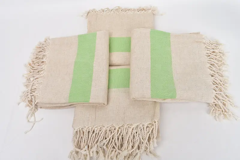 Beach Theme Wedding Gift, Turkish towel, Peshtemal Towel, Turkish Towel USA, Personalize Gift, Monogrammed Beach Towel, 70x36 Linen Striped Towel - 6