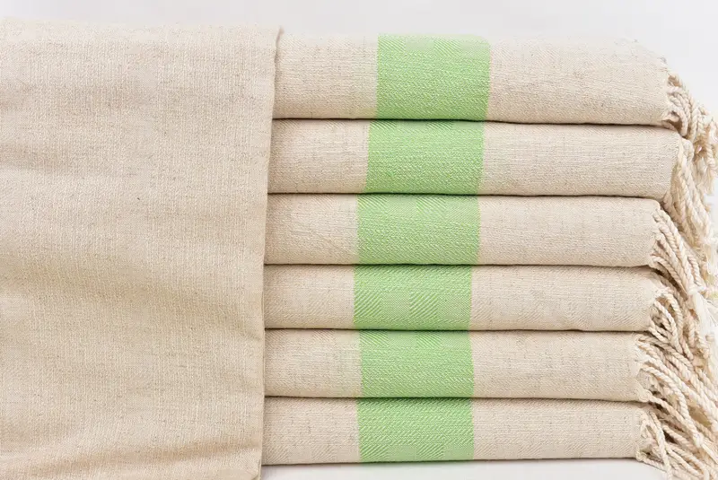Beach Theme Wedding Gift, Turkish towel, Peshtemal Towel, Turkish Towel USA, Personalize Gift, Monogrammed Beach Towel, 70x36 Linen Striped Towel - 1