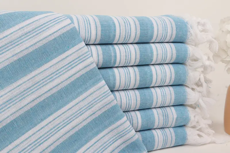 Peshtemal Towel USA, 70x40 Cotton Striped Towel, Peshtemal Towel, Organic Cotton Towel, Best Beach Towel, Custom Towel, Maid Of Honor Gift - 1