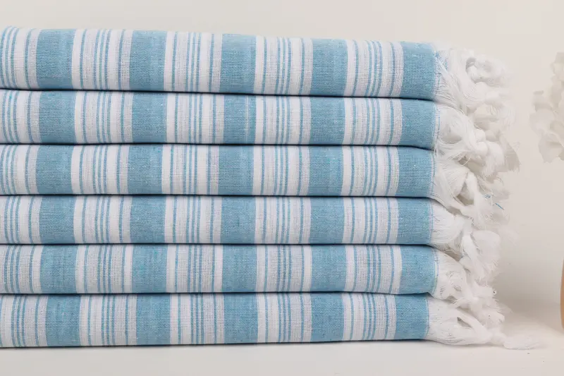 Peshtemal Towel USA, 70x40 Cotton Striped Towel, Peshtemal Towel, Organic Cotton Towel, Best Beach Towel, Custom Towel, Maid Of Honor Gift - 3