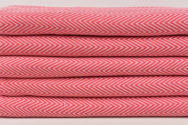 96x80 Cotton Chevron Towel, Valentines Gift, Girl Trip Party Favor, Monogram Blanket, Turkish Towel Blanket, Decorative Blanket, Bedspread - 2