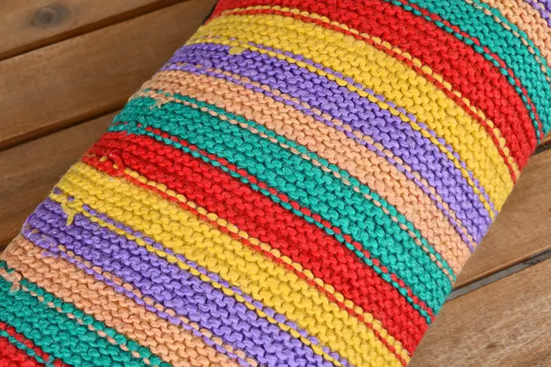 Antique Pillows, 8x16 Rainbow Pillow Cover, Turkish Pillow, Cushion, Vintage Pillow Sham, Decorative Cushion, Interior Designer Pillow - 4