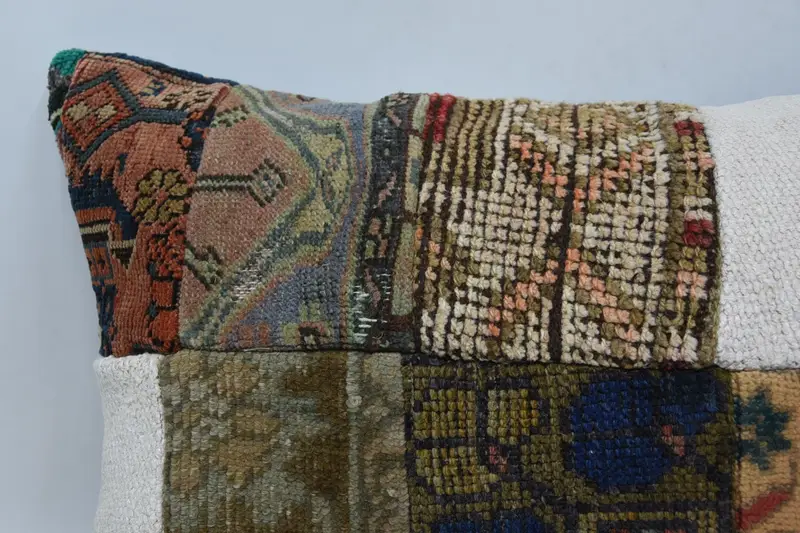 20x28 Brown Cushion Cover, Antique Pillows, Toss Pillow, Turkish Pillow, Throw Kilim Pillow, Pillow Sham, Handmade Throw Pillow Cover - 2