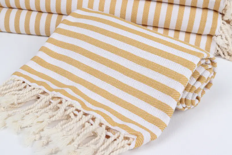 Peshtemal Towel, Summer Gift, 70x40 Cotton Striped Towel, Embroidery Towels, Turkish Bath Towel USA, Personalized Towel, Custom Beach Towel - 4