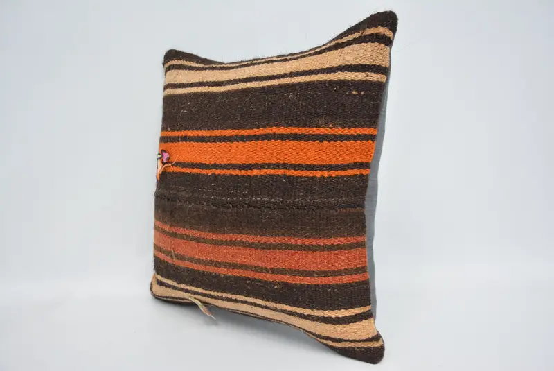 14x14 Red Cushion Case, Home Decor Pillow, Morroccon Kilim Cushion Cushion Cover, Kilim Cushion Sham, Cushion, Kilim Pillow Cover - 4