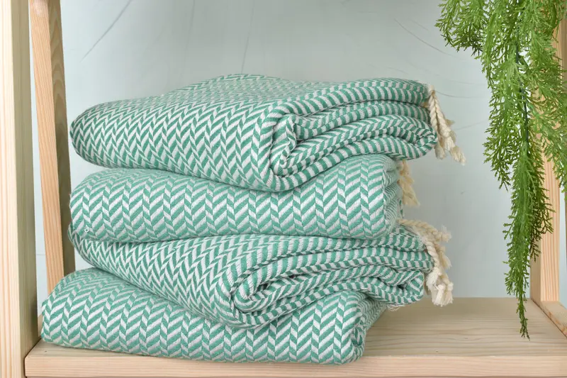 Oversized lightweight Turkish bath towel USA, Bathroom Towel, 70x40 Cotton Chevron Towel, Bridesmaid Gift, Spa Towel, Organic towel, Quick-dry towel - 7