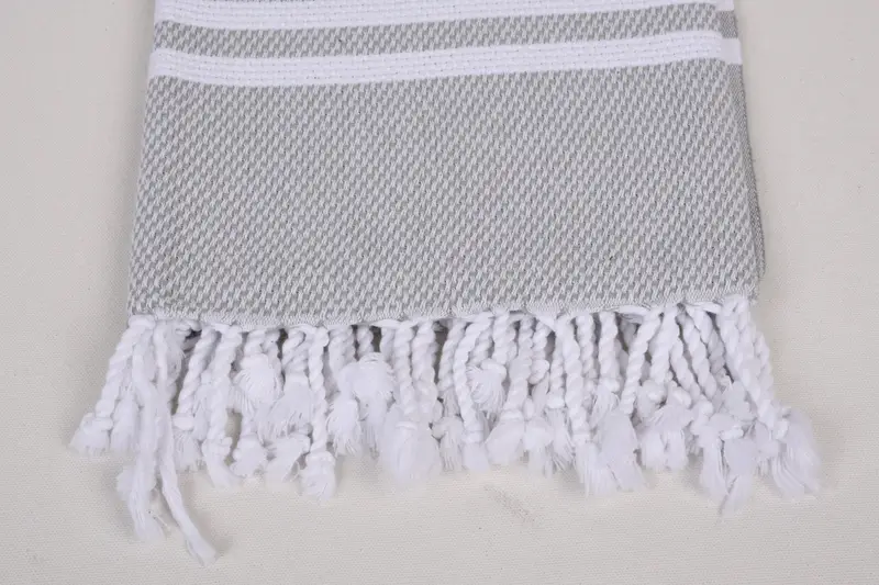 68x40 Cotton Striped Towel, Home Decor Gifts, Xmas Gifts, Luxury Beach Towel, Wedding Hand Made Gift, Large Turkish Towel, Handmade Gift - 3