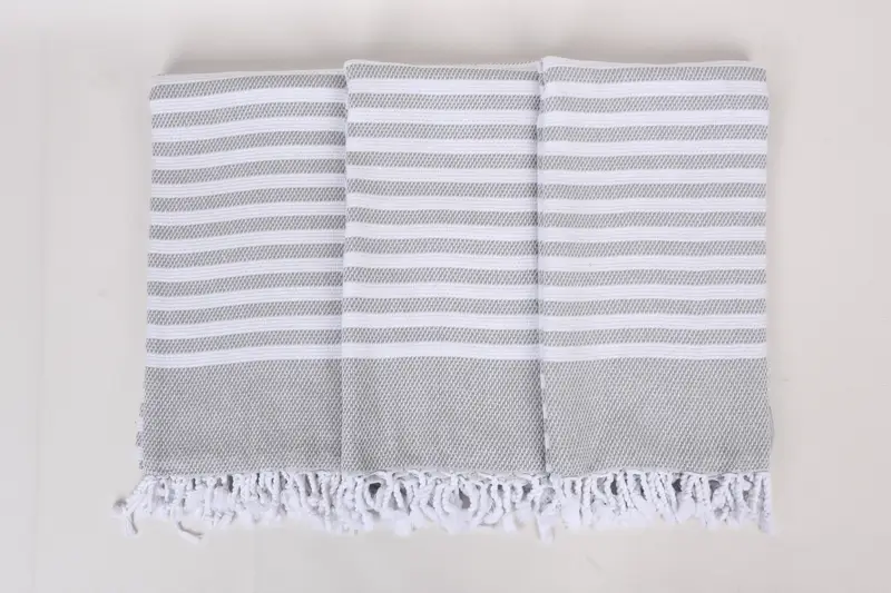 68x40 Cotton Striped Towel, Home Decor Gifts, Xmas Gifts, Luxury Beach Towel, Wedding Hand Made Gift, Large Turkish Towel, Handmade Gift - 7