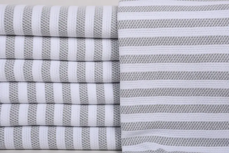 68x40 Cotton Striped Towel, Home Decor Gifts, Xmas Gifts, Luxury Beach Towel, Wedding Hand Made Gift, Large Turkish Towel, Handmade Gift - 1