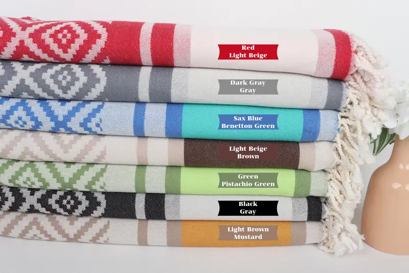 Gift For Bride, Turkish Towel USA, 70x36 Cotton Sun Design Towel, Wedding Gifts Towel, Bath towel, Organic Cotton Towel, Peshtemal Towel USA - 1