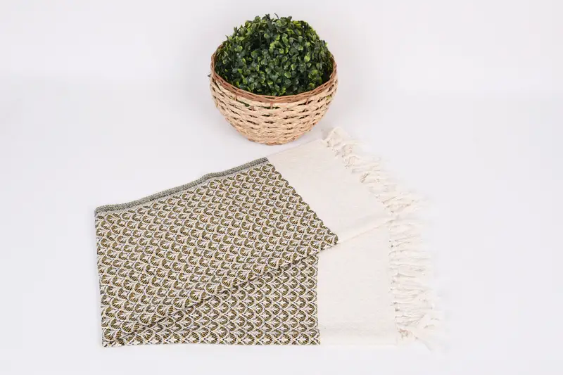 Custom türkisches Handtuch, 34x18 Baumwollblumen -Designtuch, benutzerdefinierte Geschenke, personalisierte Geschenke, personalisiertes Geschenk, Spa -Handtuch, türkisches Handtuch - 4
