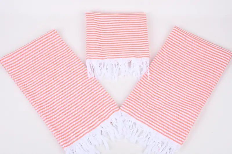 68x36 Cotton Striped Towel, Peshtemal Towel, Custom Wedding Towel, Wedding Favors, Monogrammed Beach Towel, Best Friend Christmas Gift, Pool Towels - 6