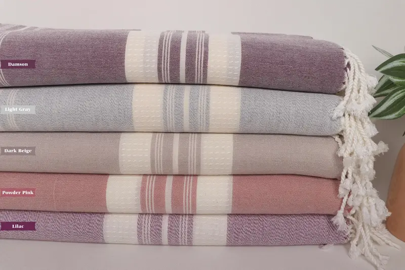 Turkish Bath Towel USA, Bachelor Gifts, Absorbent Turkish towel, Personalized Towel, 60x38 Cotton Striped Towel, Xmas Gifts, Peshtemal Towel - 2